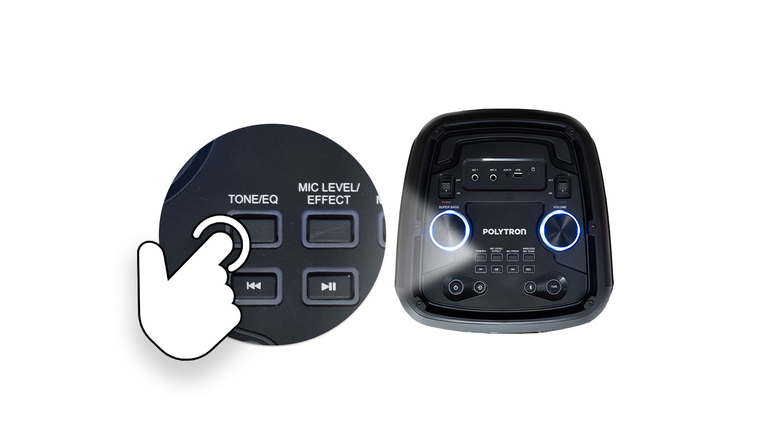 speaker portable top