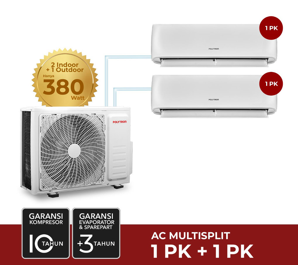 ac multisplit 1 pk dan 1 pk